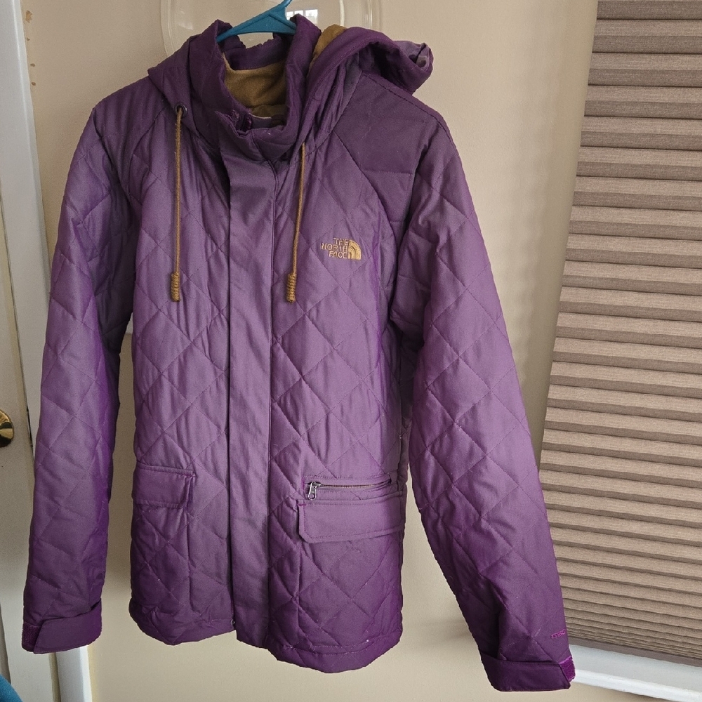 The North Face Women's Purple Quilted Ski Jacket
